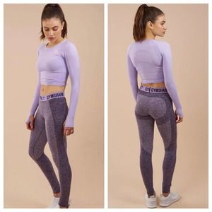 Gymshark Purple Marl Flex Leggings